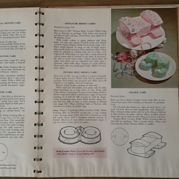 Betty Crockers Cake and Frosting Mix Cookbook 1st - Picture 8 of 8